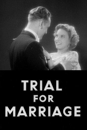 Trial for Marriage (1936) poster
