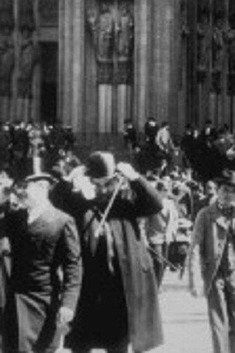 Cologne: Sortie de la cathédrale (1896) poster