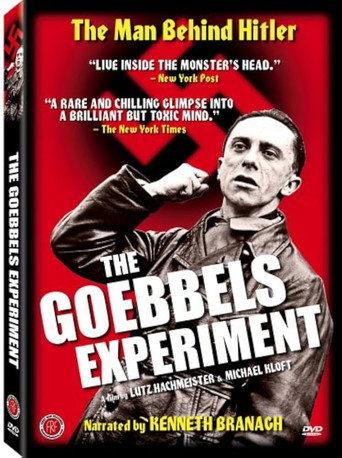 The Goebbels Experiment (2005) poster