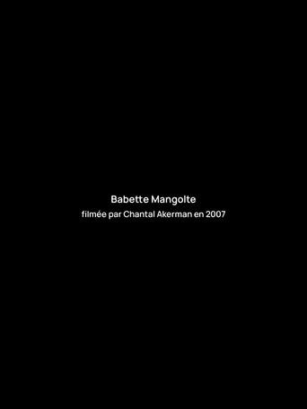 Interview with Babette Mangolte (2007) poster