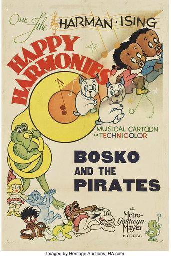 Little Ol' Bosko and the Pirates (1937) poster