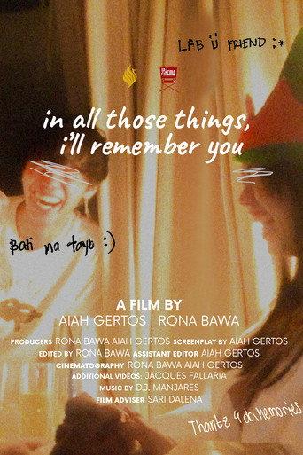 In All Those Things I'll Remember You () poster