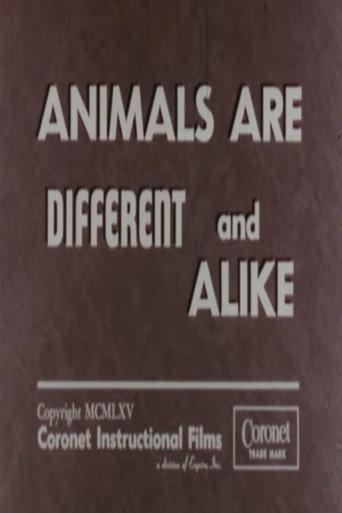 Animals Are Different and Alike (1965) poster