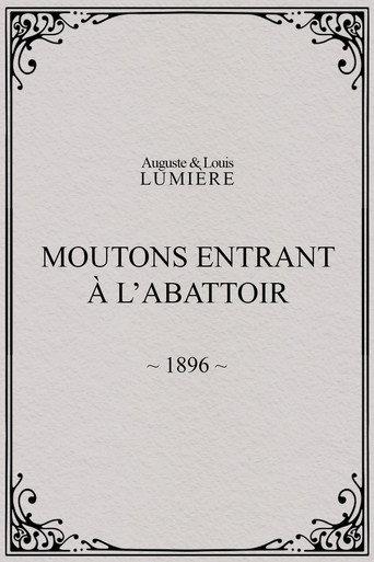 Moutons entrant à l'abattoir (1896) poster