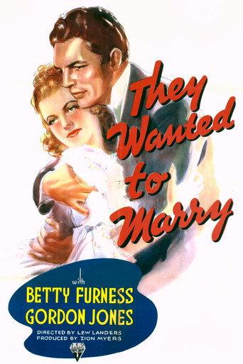 They Wanted to Marry (1937) poster
