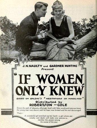 If Women Only Knew (1921) poster