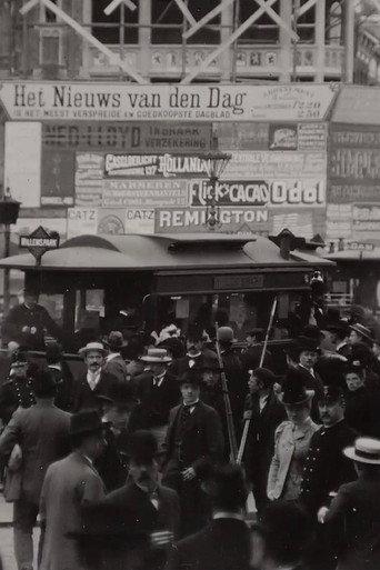 A Tram Crowd on Sunday in Dam Square (1899) poster