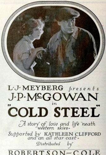 Cold Steel (1921) poster