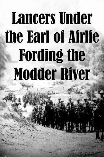 Lancers Under the Earl of Airlie Fording the Modder River (1899) poster