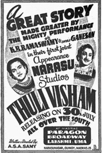 Thuli Visham (1954) poster