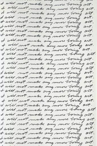 I Will Not Make Any More Boring Art (1987) poster