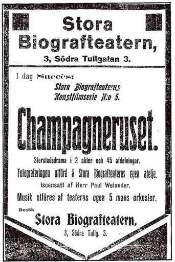 The Champagne Drunk (1911) poster