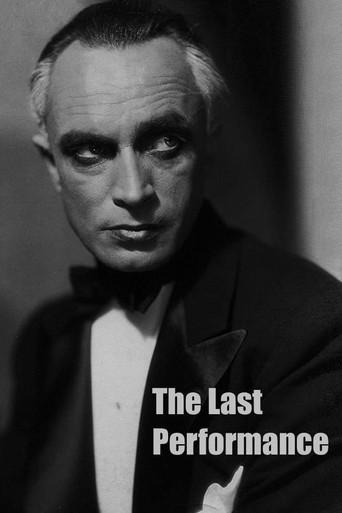 The Last Performance (1929) poster