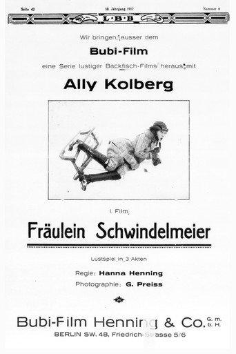Fräulein Schwindelmeier (1917) poster
