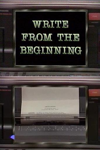 Write From the Beginning (1987) poster