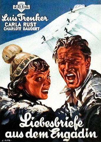 Liebesbriefe aus dem Engadin (1938) poster