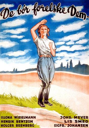 De bør forelske Dem (1935) poster