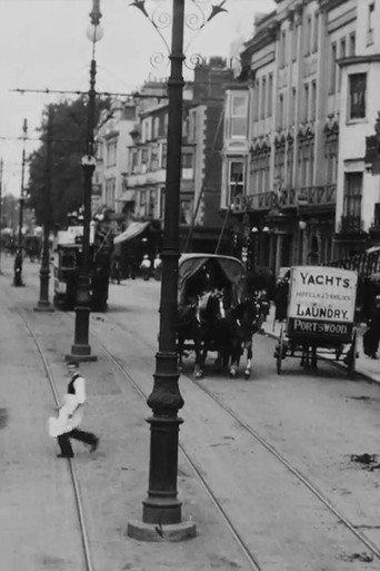 Tram Journey through Southampton (1900) poster