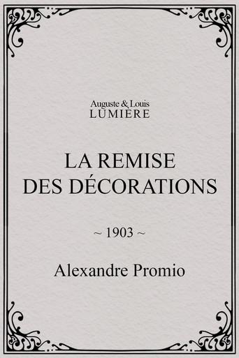La remise des décorations (1903) poster