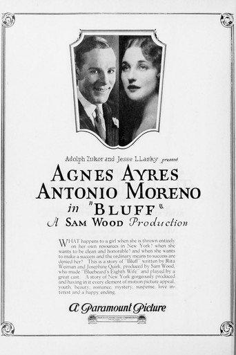 Bluff (1924) poster