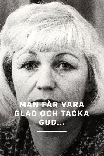 Man får vara glad och tacka Gud... (1969) poster