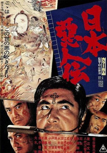 Story of Japanese Bad Men (1971) poster