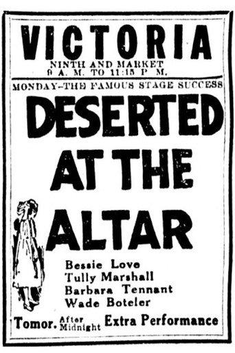 Deserted at the Altar (1922) poster