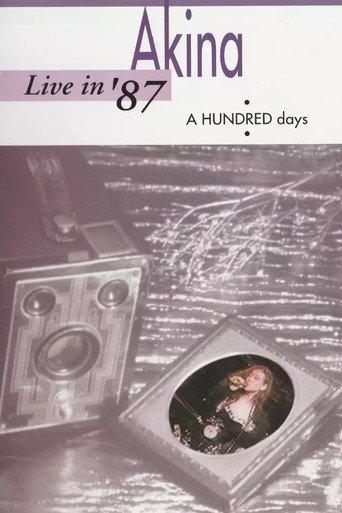 Nakamori Akina - Live In '87 A HUNDRED Days (1993) poster