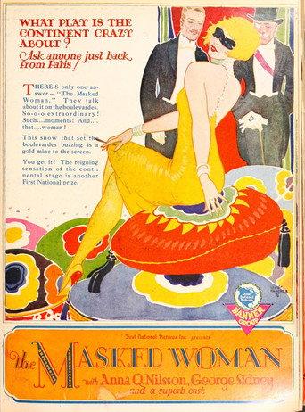 The Masked Woman (1927) poster