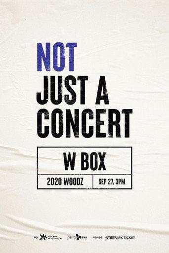 2020 WOODZ : NOT JUST A CONCERT – W BOX () poster