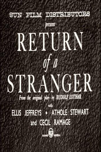Return of a Stranger (1937) poster