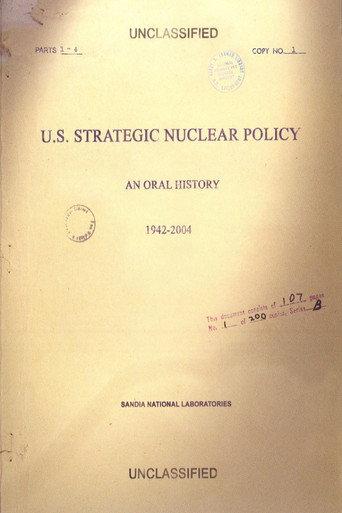 U.S. Strategic Nuclear Policy (2005) poster
