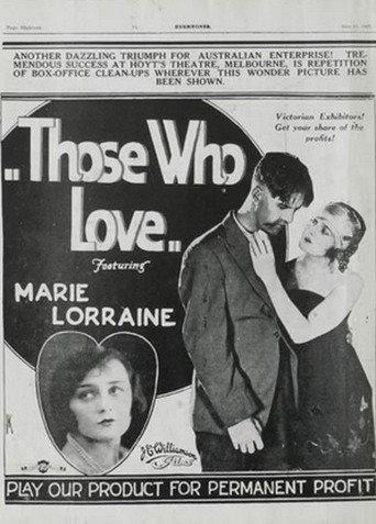 Those Who Love (1925) poster