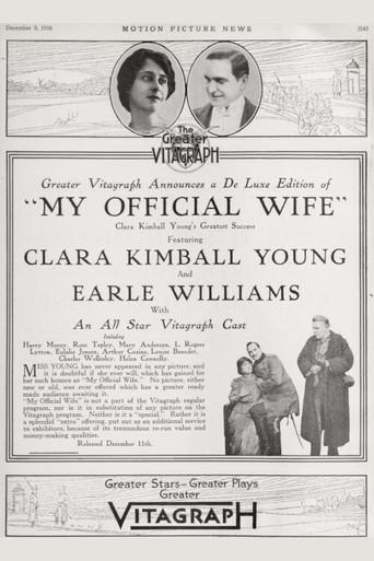 My Official Wife (1914) poster