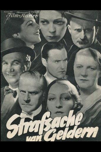 Strafsache van Geldern (1932) poster