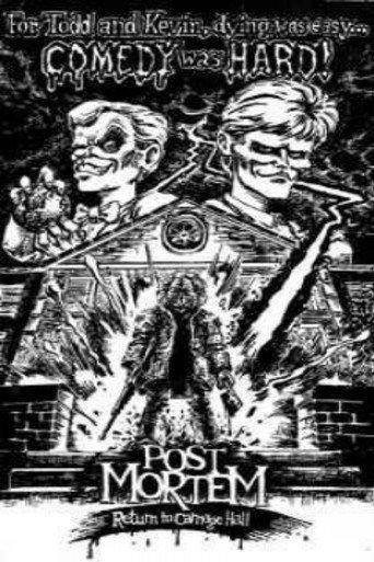 Post Mortem - Return to Carnage Hall (1989) poster