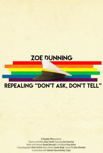 Zoe Dunning: Repealing "Don't Ask, Don't Tell" (2013) poster