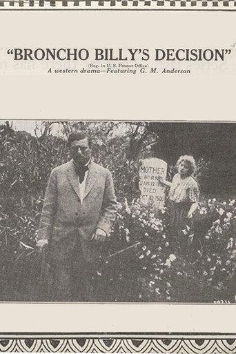 Broncho Billy's Decision (1914) poster