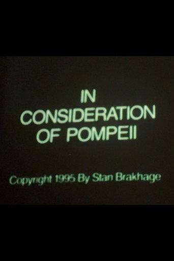 In Consideration of Pompeii (1995) poster