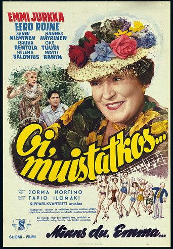 Oi, muistatkos… (1954) poster