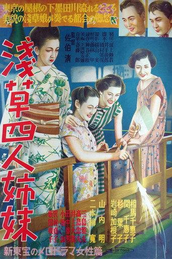 Four Asakusa Sisters (1952) poster
