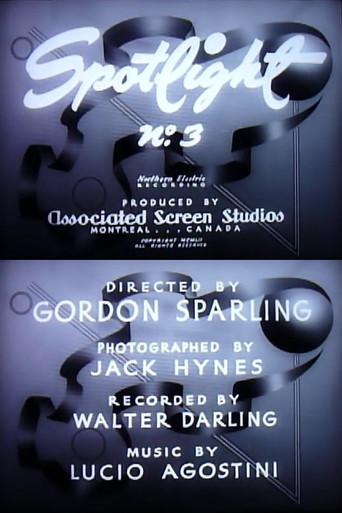 Spotlight No. 3 (1952) poster