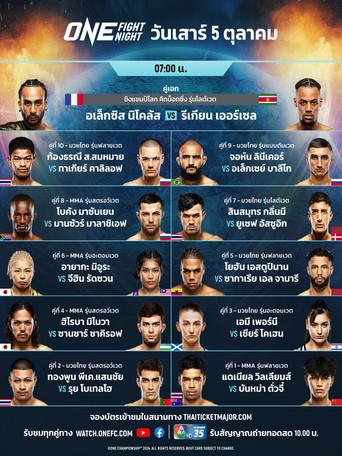 ONE Fight Night 25: Nicolas vs. Eersel 2 (2024) poster