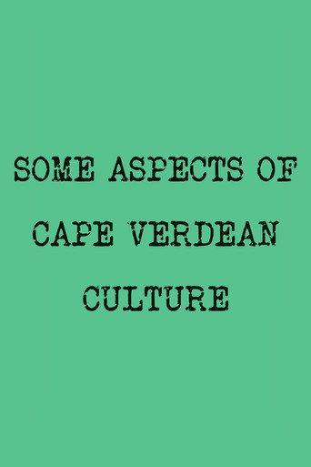 Some Aspects of Cape Verdean Culture (1975) poster