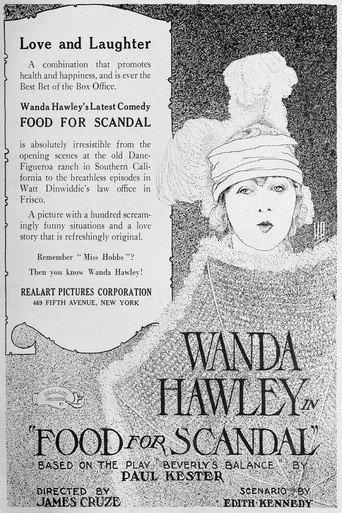 Food for Scandal (1920) poster