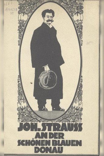 Johann Strauß an der schönen blauen Donau (1913) poster