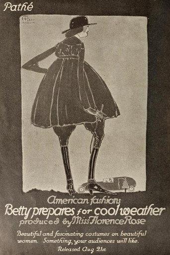 Florence Rose Fashions no. 2. Betty Prepares for Cool Weather (1916) poster