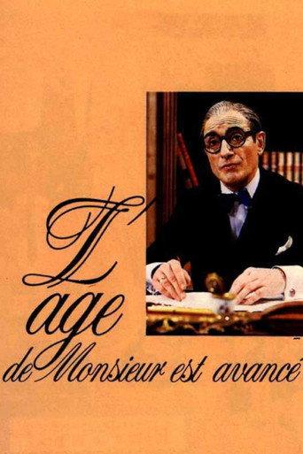 L'Âge de Monsieur est avancé (1987) poster