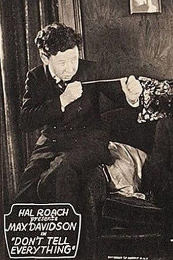 Don't Tell Everything (1927) poster