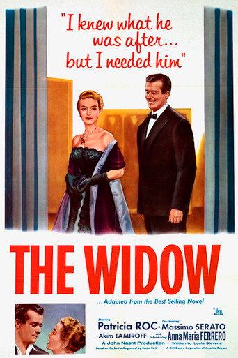 The Widow (1955) poster